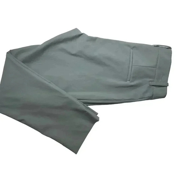 VINCE High Waist Cigarette Pants sz 12 Light Slate Slim Fit Neutral Minimalist - Picture 7 of 11